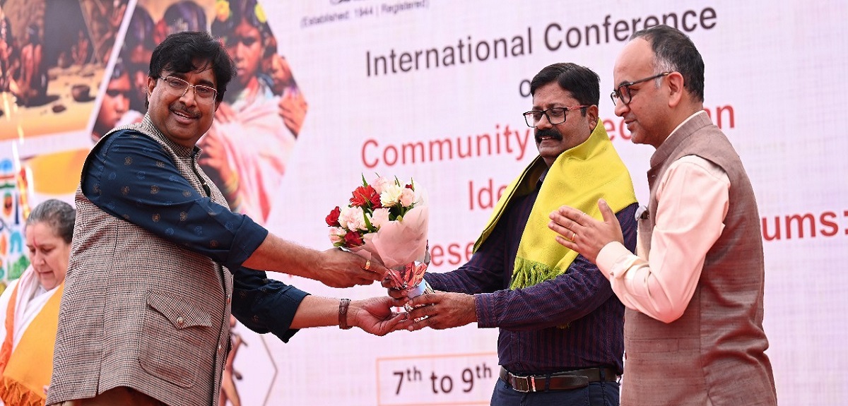 Felicitation of Dr. Surya Kumar Pandey.